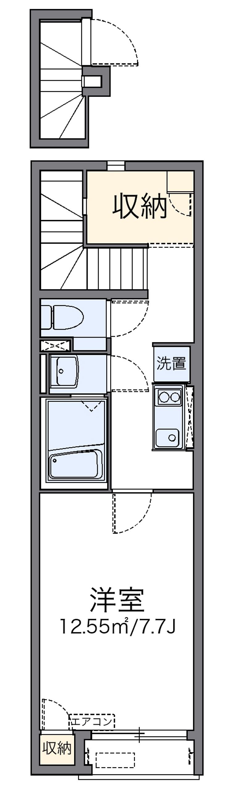 レオネクスト五軒家 間取図