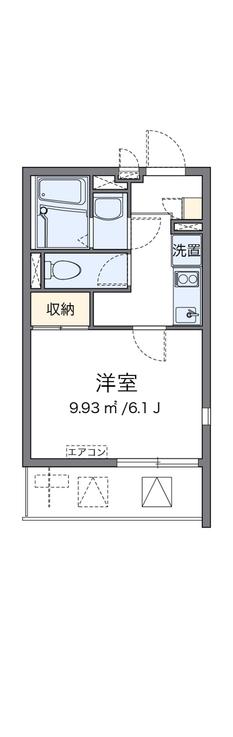 クレイノパーシモン 間取図