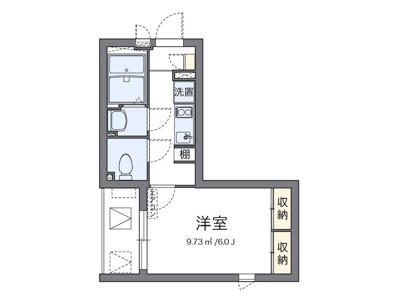 クレイノＫＯＷＡ 間取図