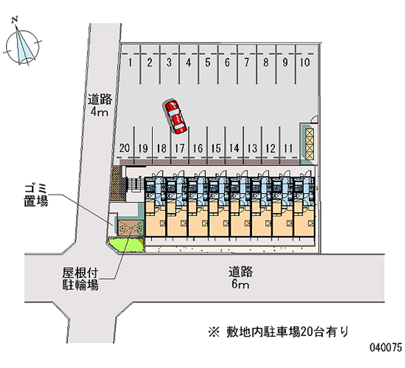 40075 Monthly parking lot