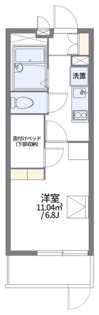 レオパレスＥＡＳＴＦＩＥＬＤⅡ 間取り図