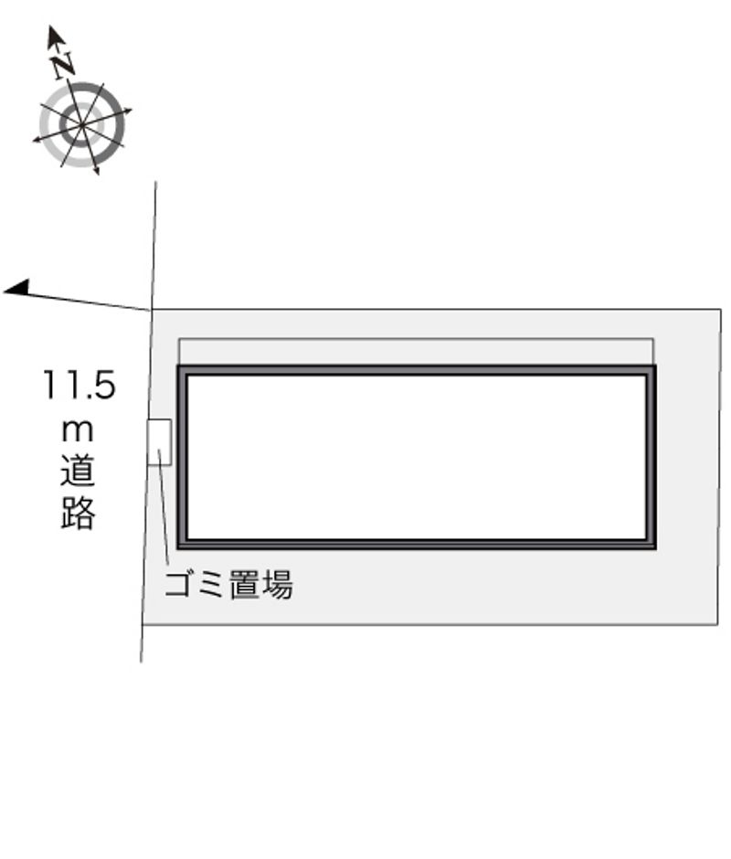 レオパレス欅 配置図