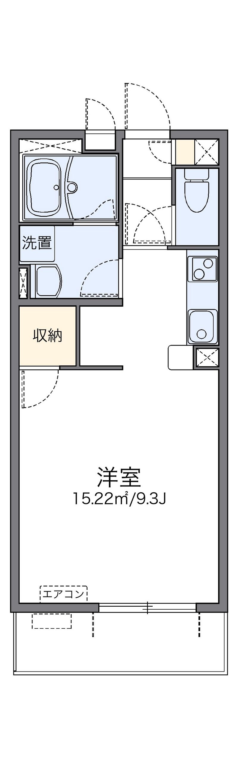 レオネクストコンフォート永楽 間取図