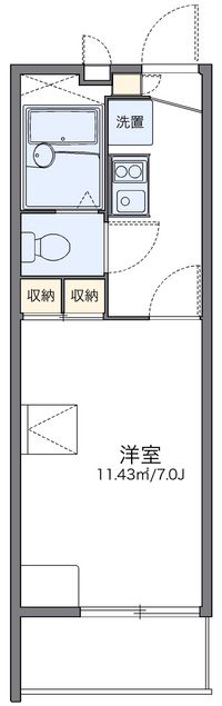 レオパレスエスペランサ 間取り図