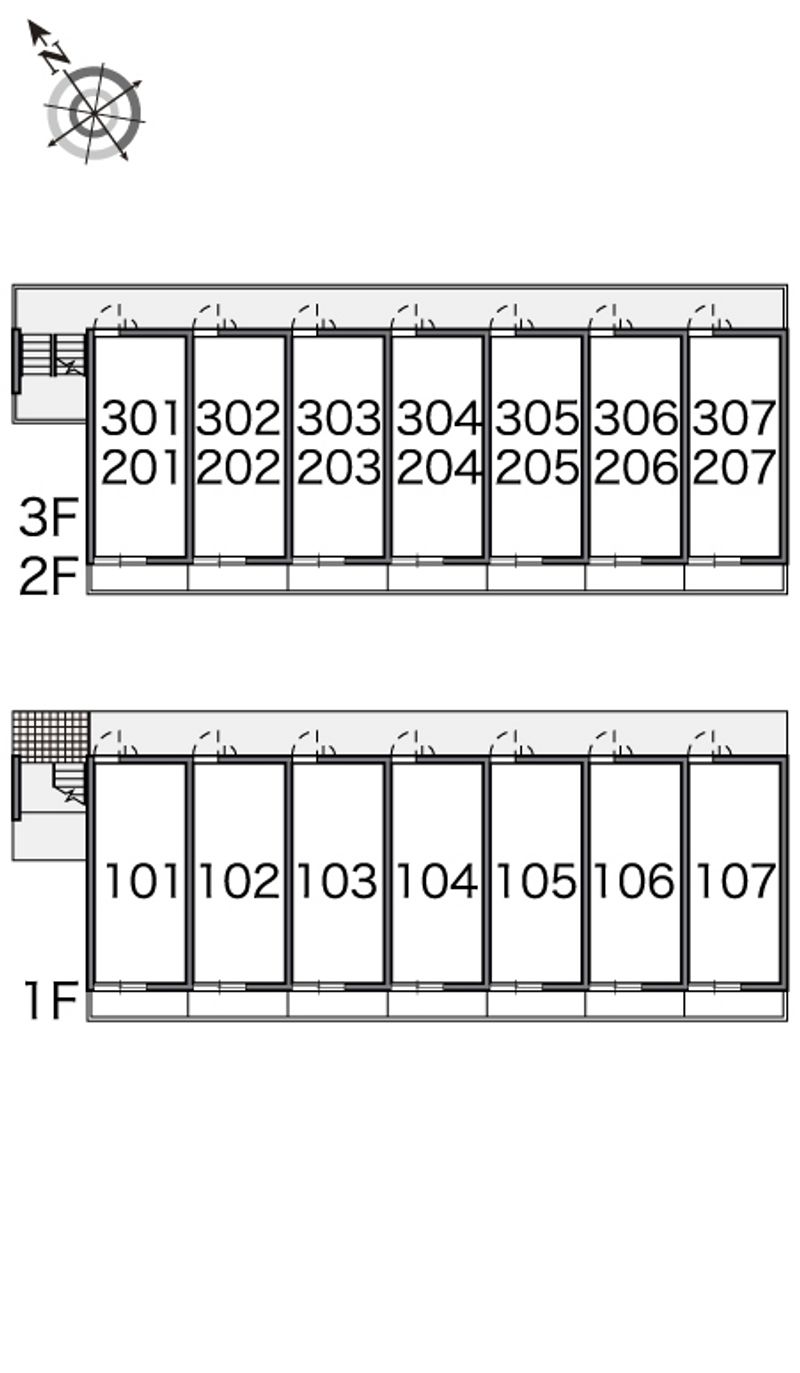 レオパレスマックハウス 間取配置図