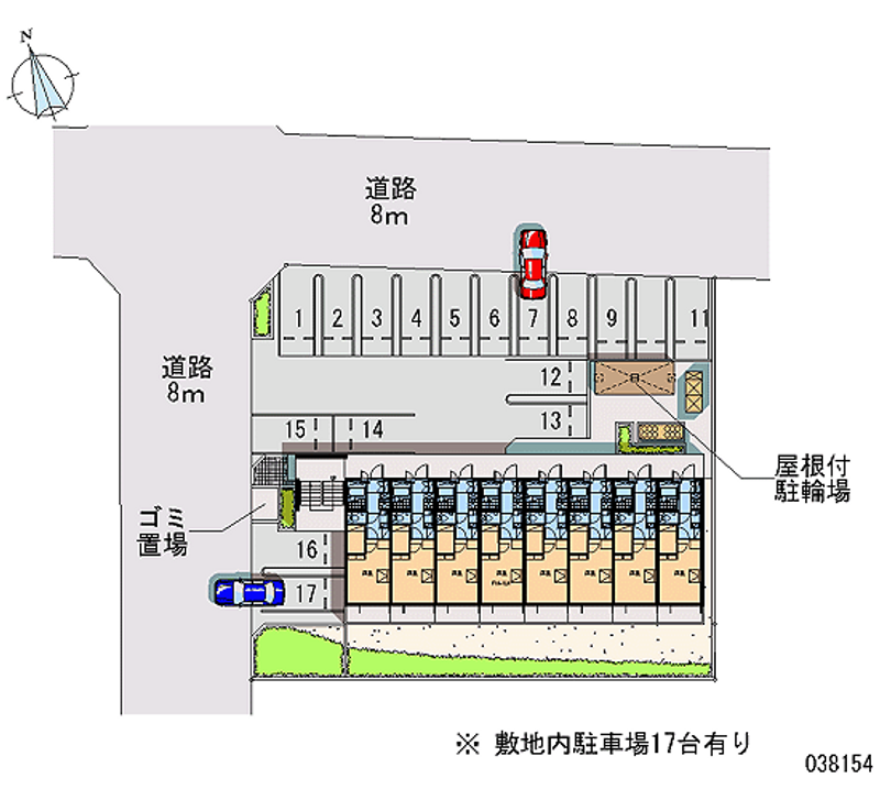 レオパレスグリーン一宮 月極駐車場