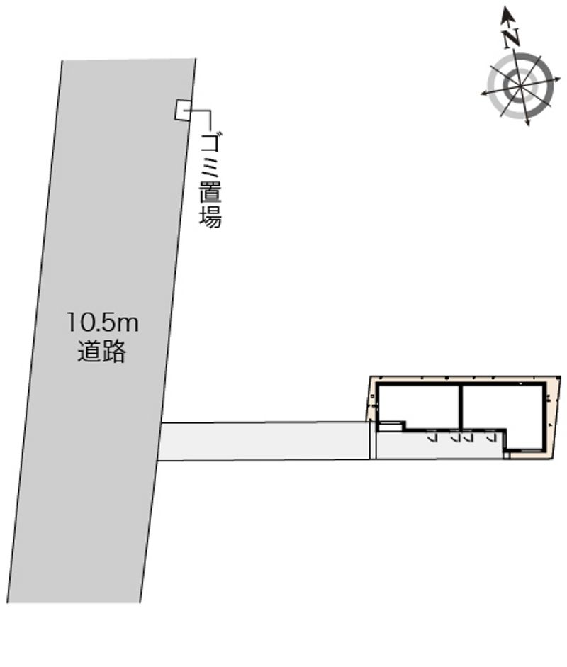 クレイノＨＮ 配置図