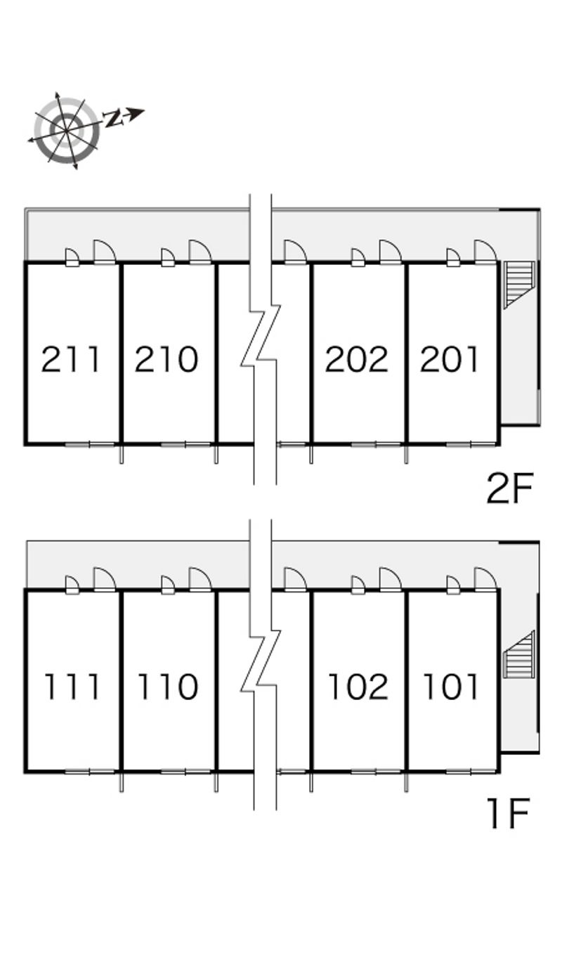 レオパレスエスペランサ 間取配置図