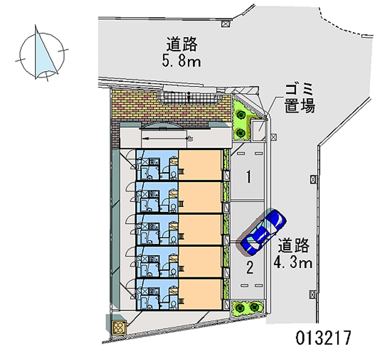 レオパレスヴィラⅡ 月極駐車場