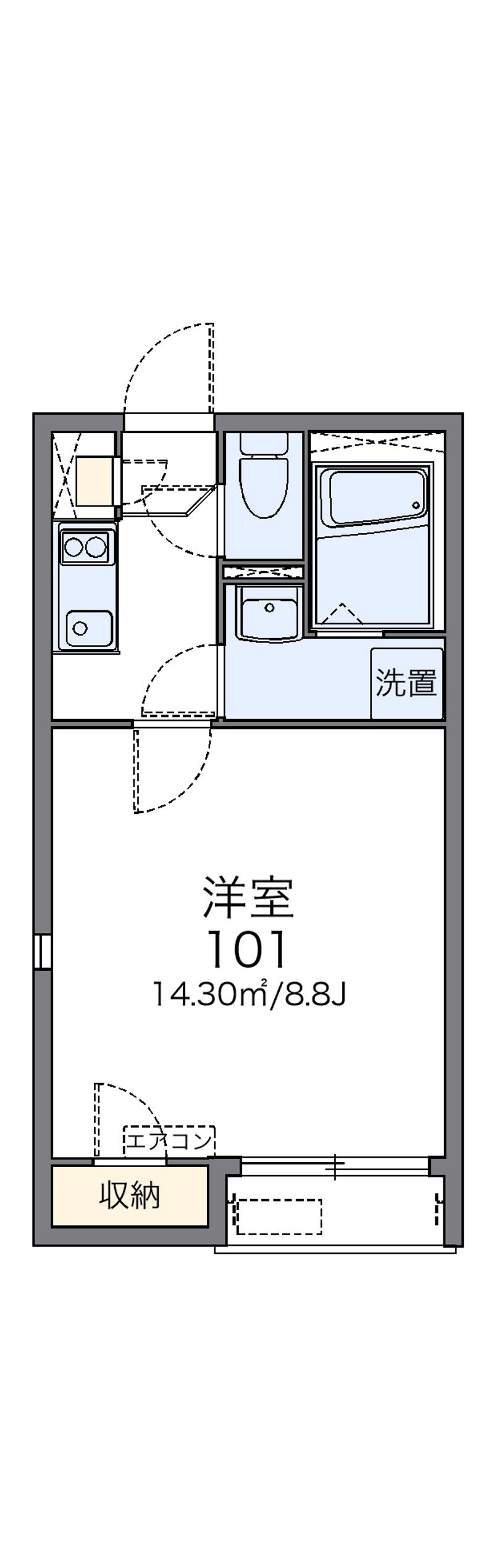 レオネクストグリーンヒルズ鳴海 間取図
