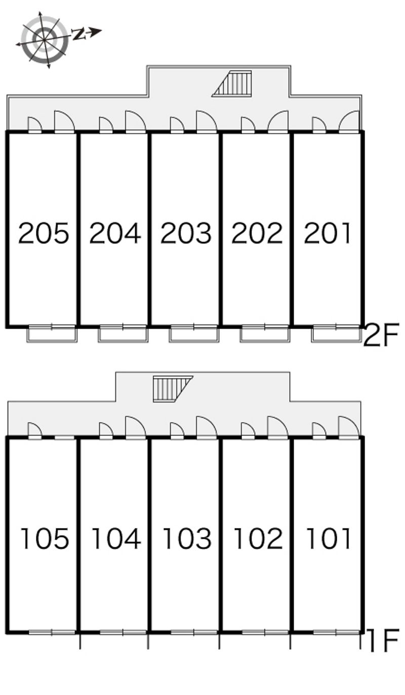 レオパレスカーサ１９ 間取配置図