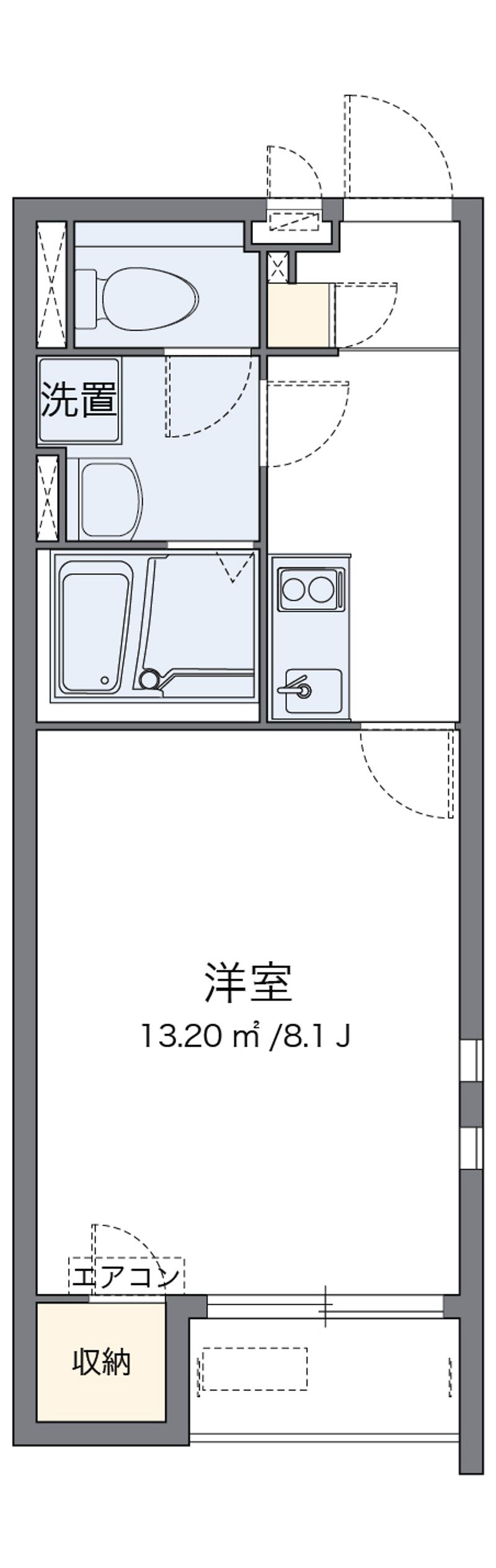 クレイノフジサキⅣ 間取図