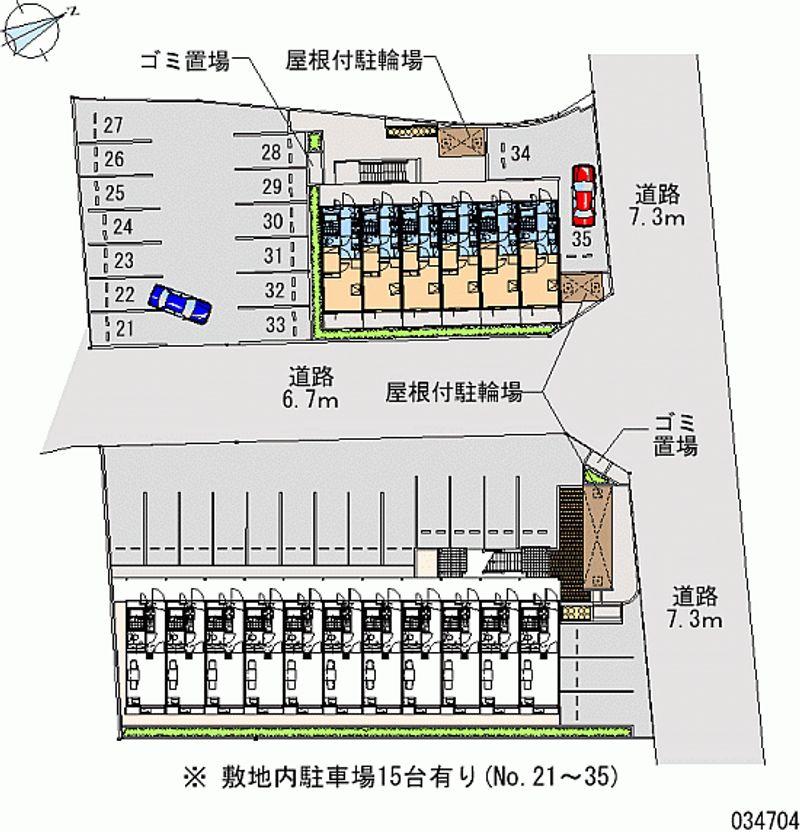 レオパレスメイセイ　Ⅱ 月極駐車場