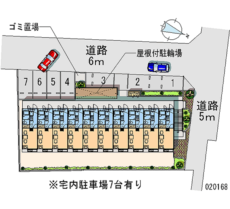 20168 Monthly parking lot