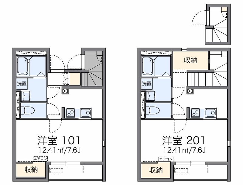 レオネクスト高サカエメゾン 間取図