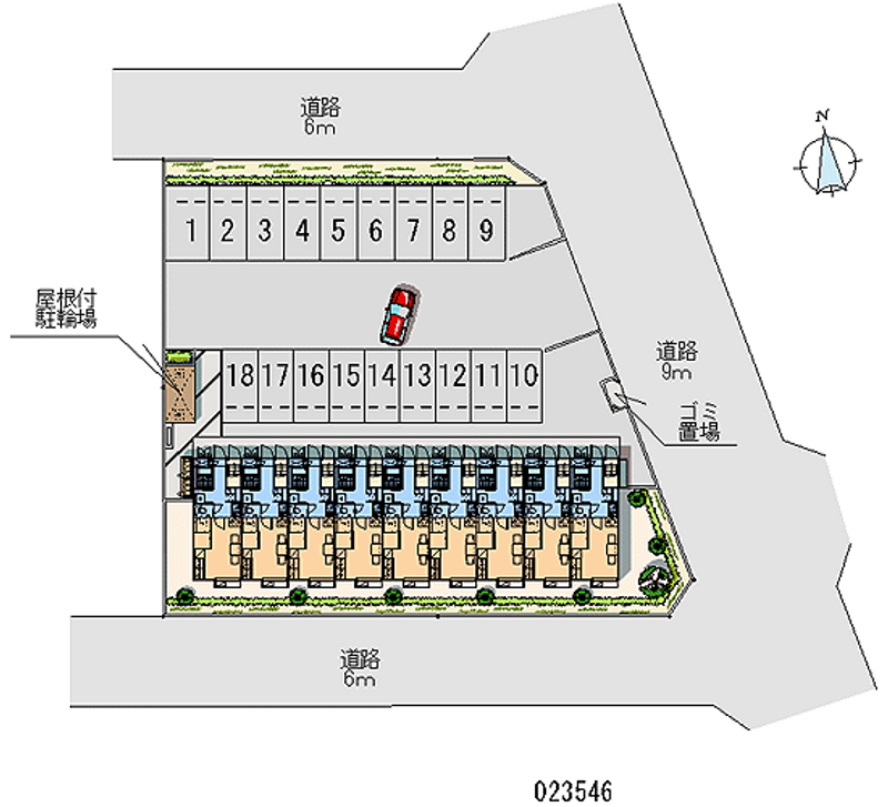 23546月租停車場