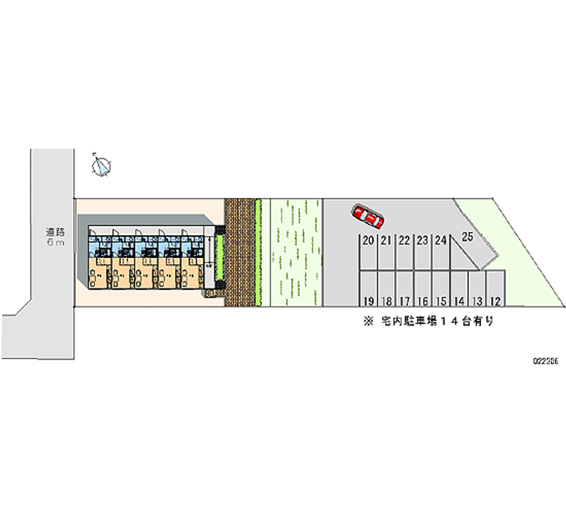 レオパレスセコ参番館 月極駐車場