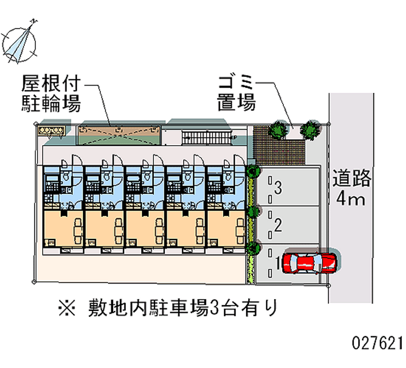 27621 Monthly parking lot