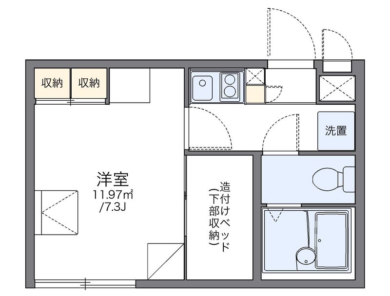 leopalace Shin Kashiwa Floor plan