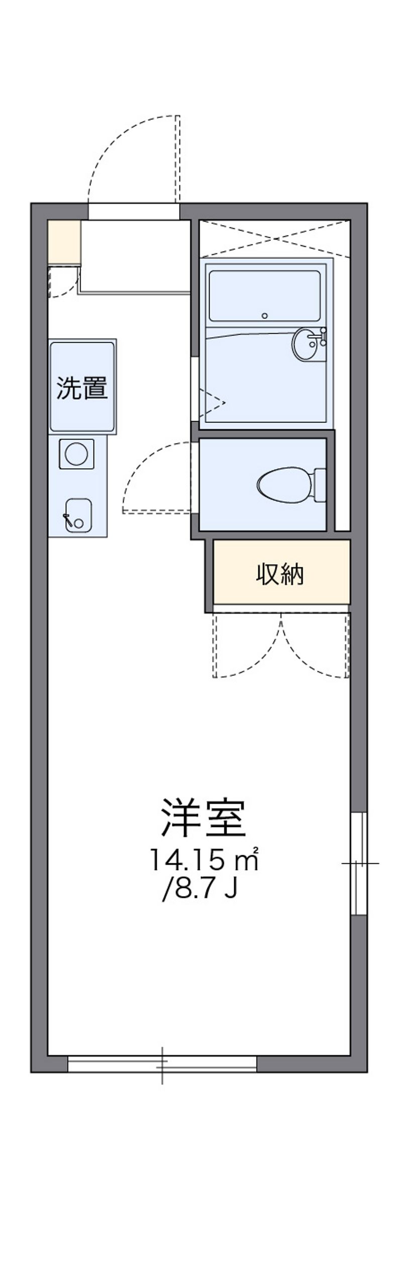 レオパレス天城 間取図