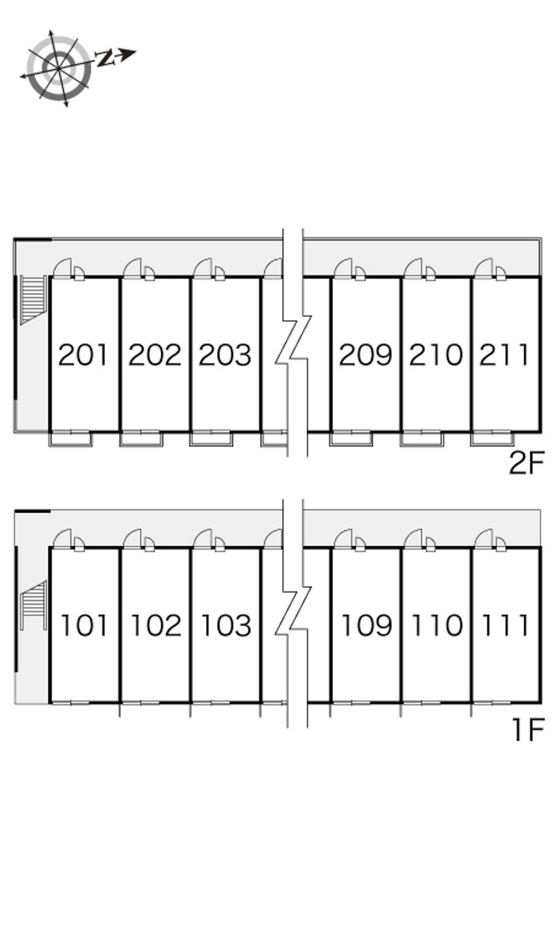 レオパレススピアーノ 間取配置図