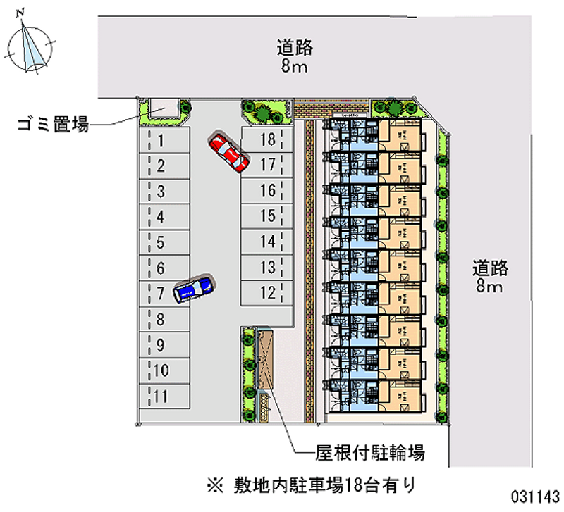 31143 Monthly parking lot