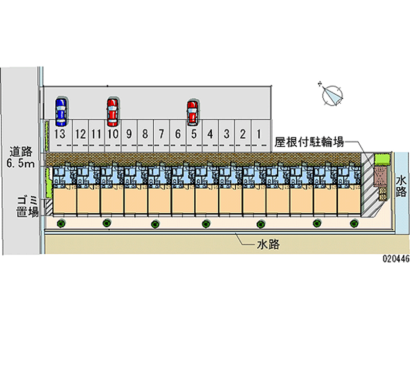 20446 bãi đậu xe hàng tháng