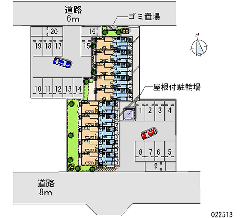 レオパレスパークサイドガーデン 月極駐車場