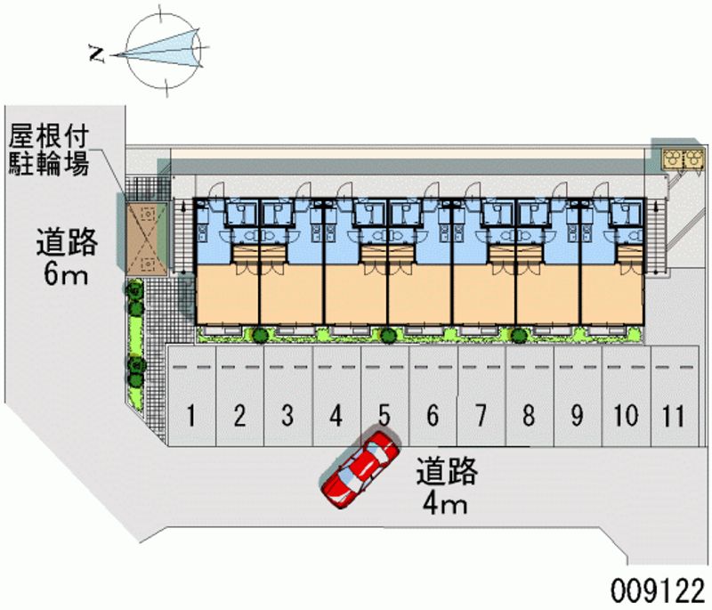 レオパレス萩原 月極駐車場