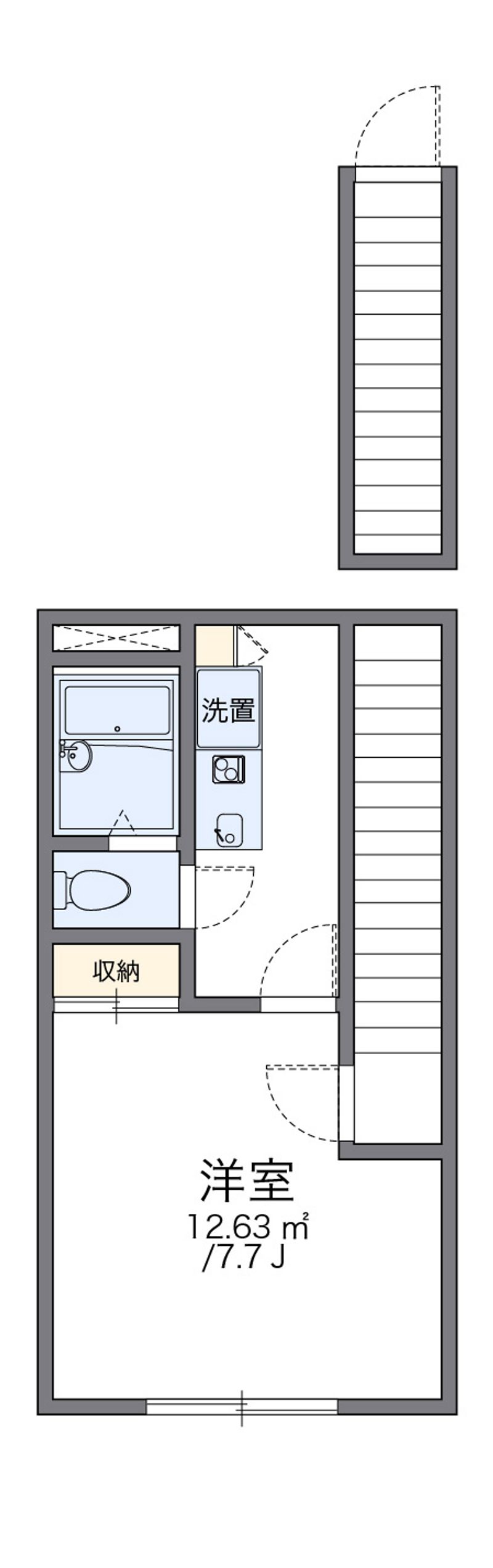 レオパレス鶴間アイリスⅡ 間取図