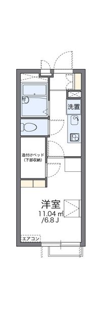 レオパレスＯｇｉｋｕｂｏＳＴ３ 間取り図