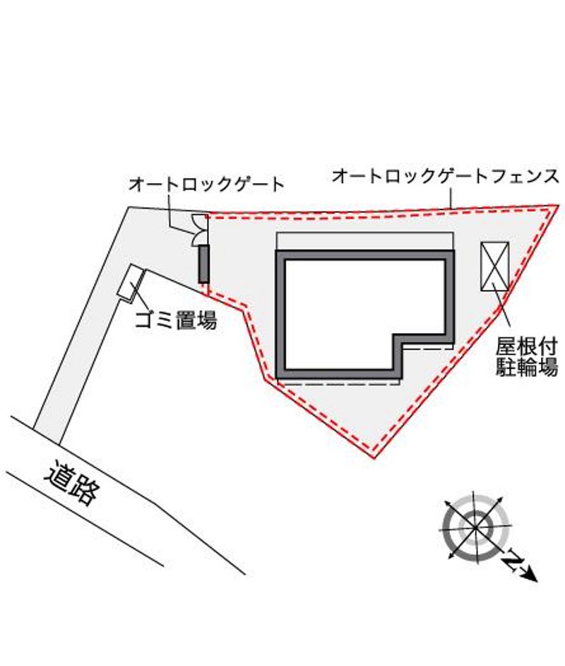 レオパレスフィオリーナ 配置図