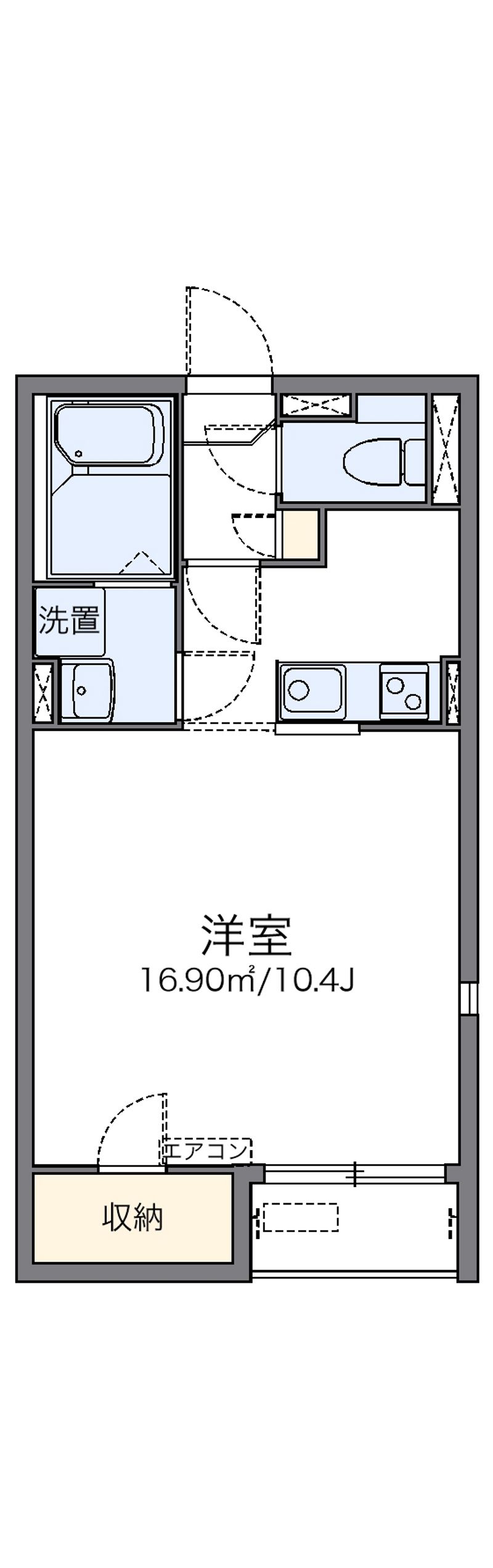 レオネクストエルデ古田 間取図