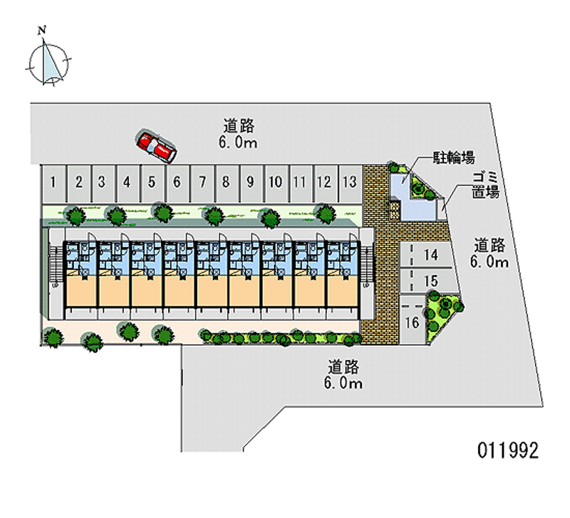 11992 Monthly parking lot