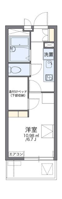 レオパレス銀河 間取り図