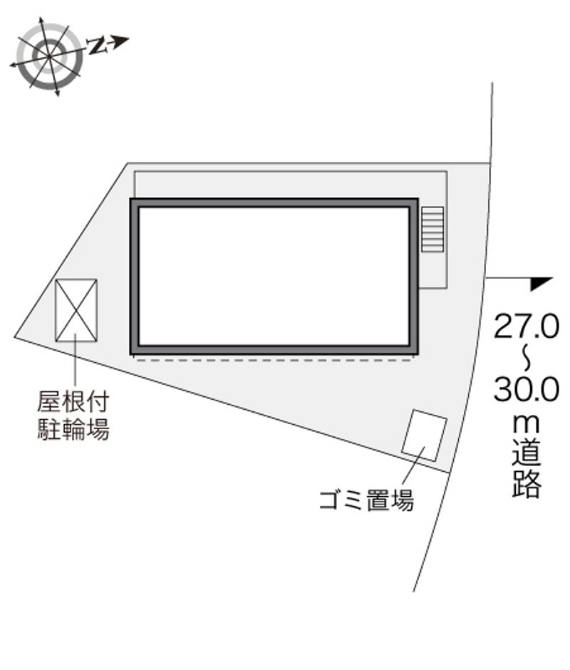 レオパレスフォレスト 配置図