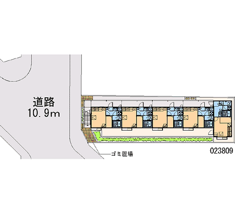 レオパレスＹＡＭ 区画図