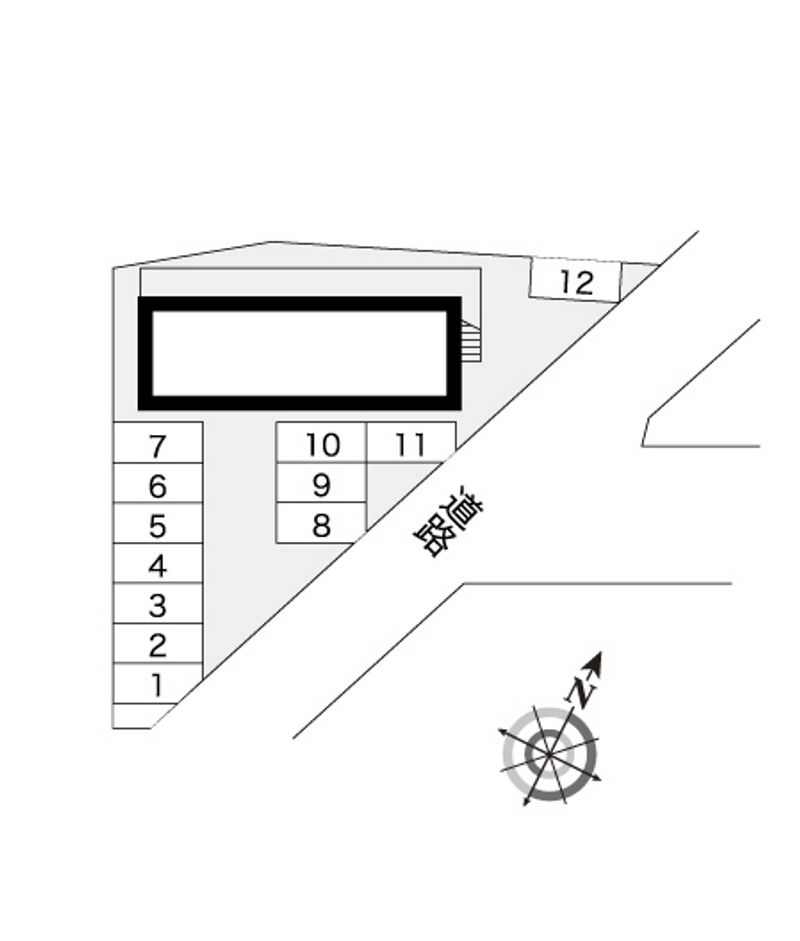 レオパレスロッキー 配置図