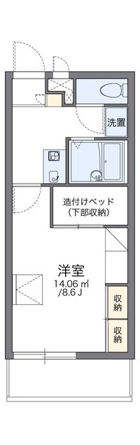 レオパレスサンシャイン 間取り図