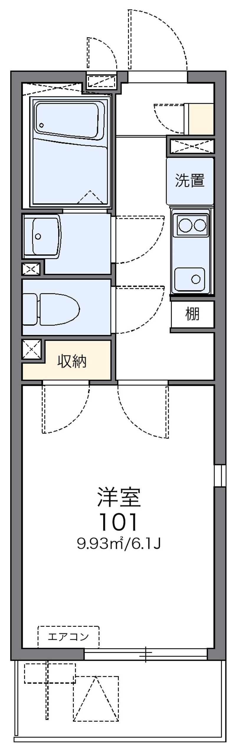 レオネクストポルト　ボヌール 間取図