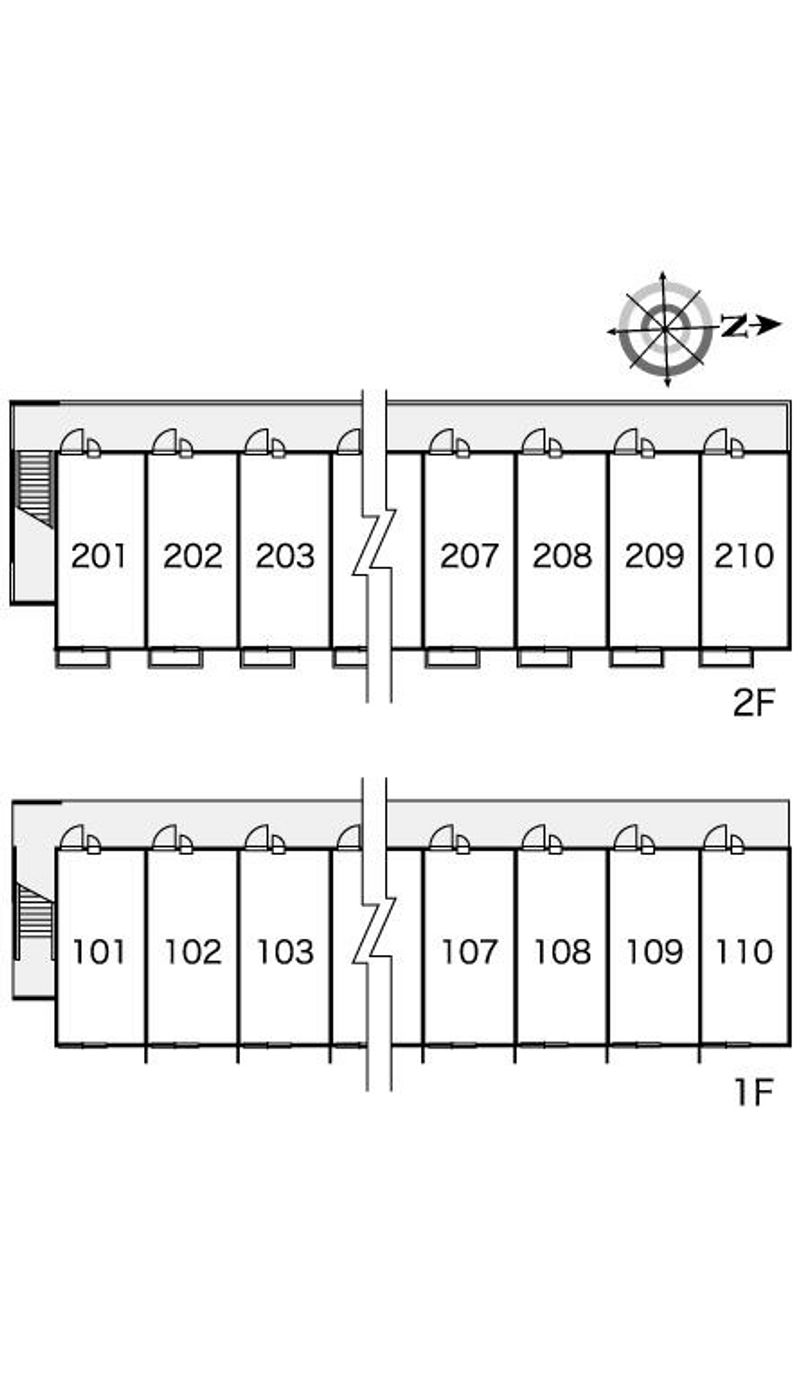 レオパレスＡＫＩ 間取配置図