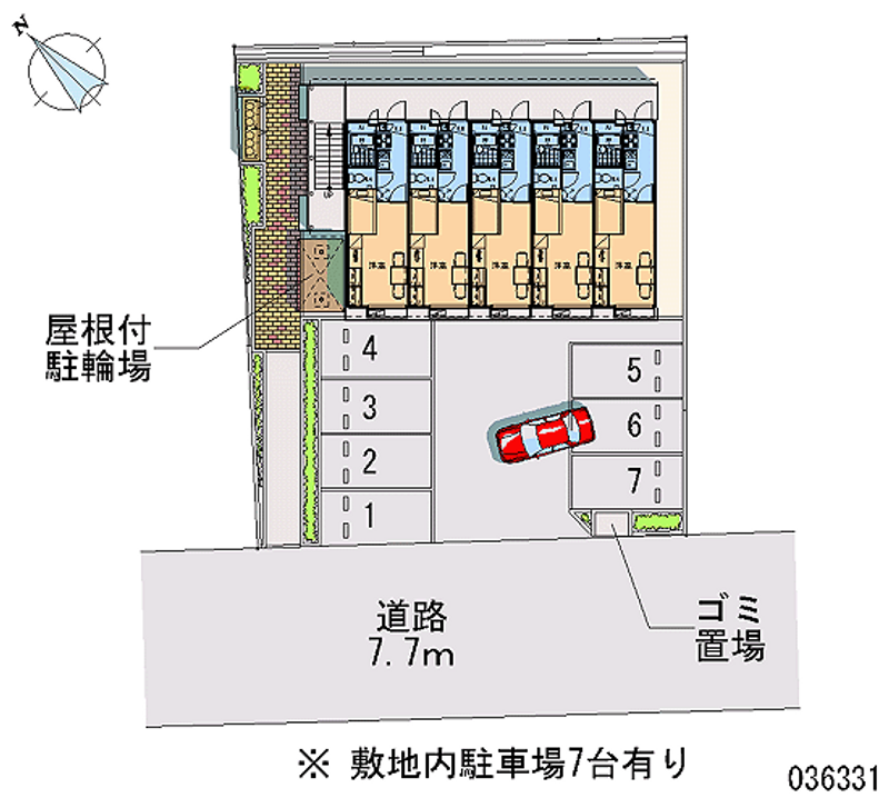 レオパレスヴィタ　ノーバ 月極駐車場