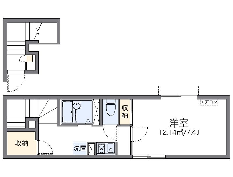 レオネクストコートハウス山王 間取図