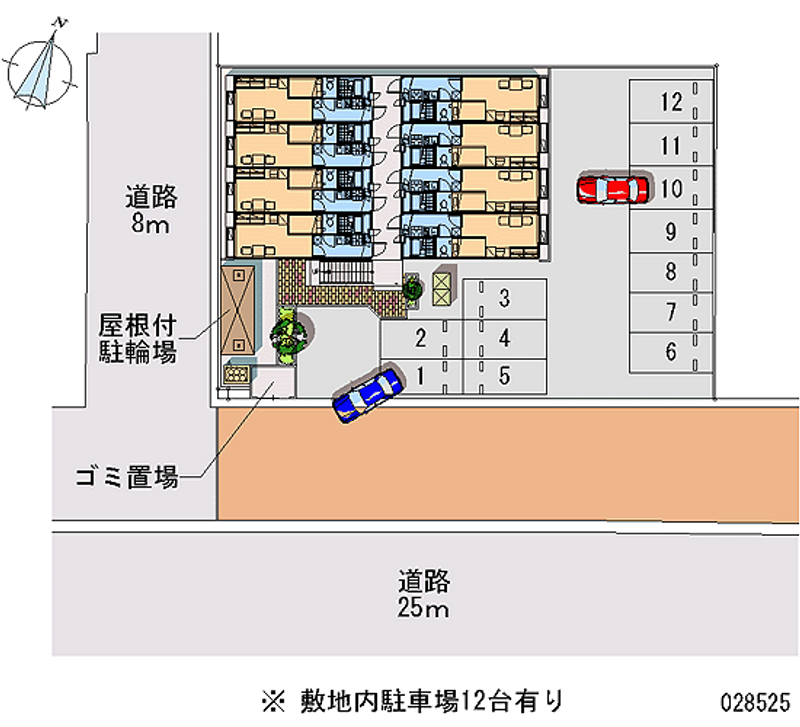 レオパレス宮本 月極駐車場