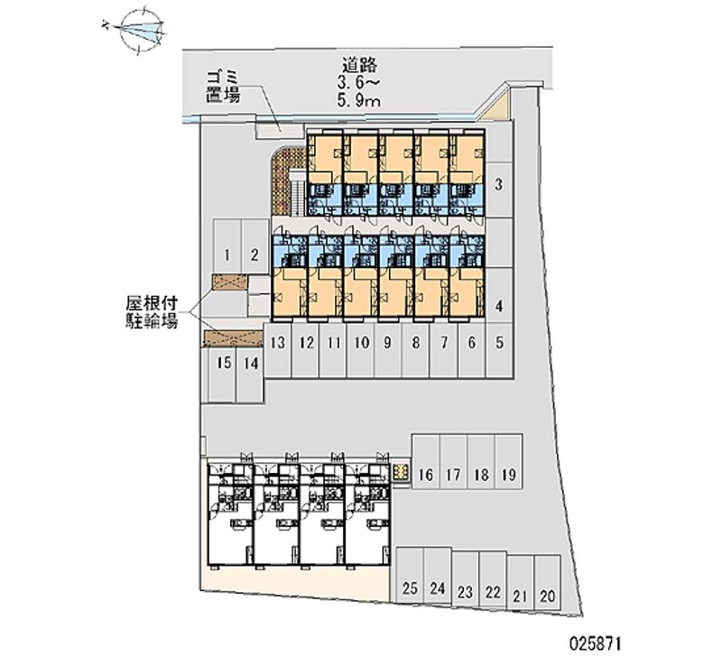 25871 Monthly parking lot