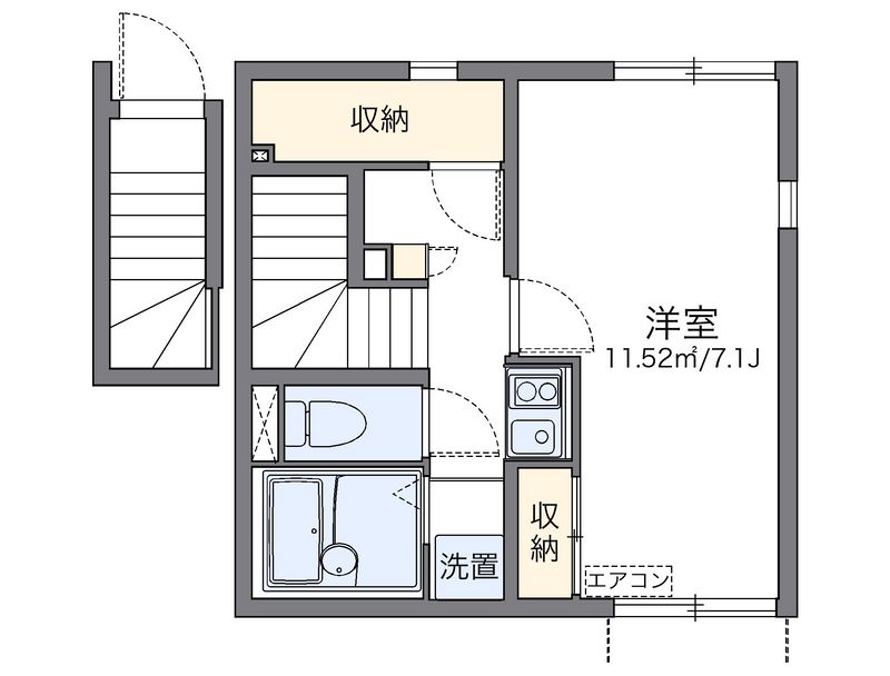レオネクストハッピネスⅢ 間取図