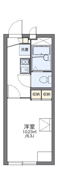 レオパレス光 間取り図