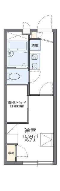 レオパレスアルモニ３番館 間取り図