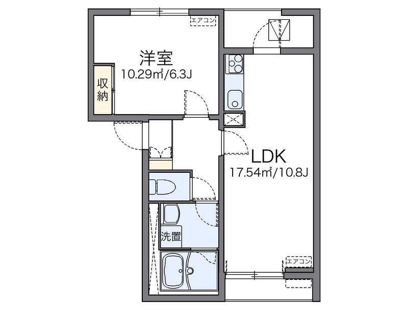 レオネクストオリーブＢ 間取り