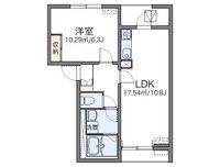 レオネクストオリーブＢ 間取り図
